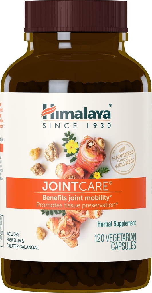 Boswellia를 가진 히말라야 합동Care, 남자와 여자를 위한 합동 보충교재, 1200 mg, 120의 캡슐, 1 달 공급
