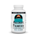 Source Naturals Ascorbyl Palmitate 500mg 지방 수용성 비타민 C 에스테르 보충 - 180 캡슐