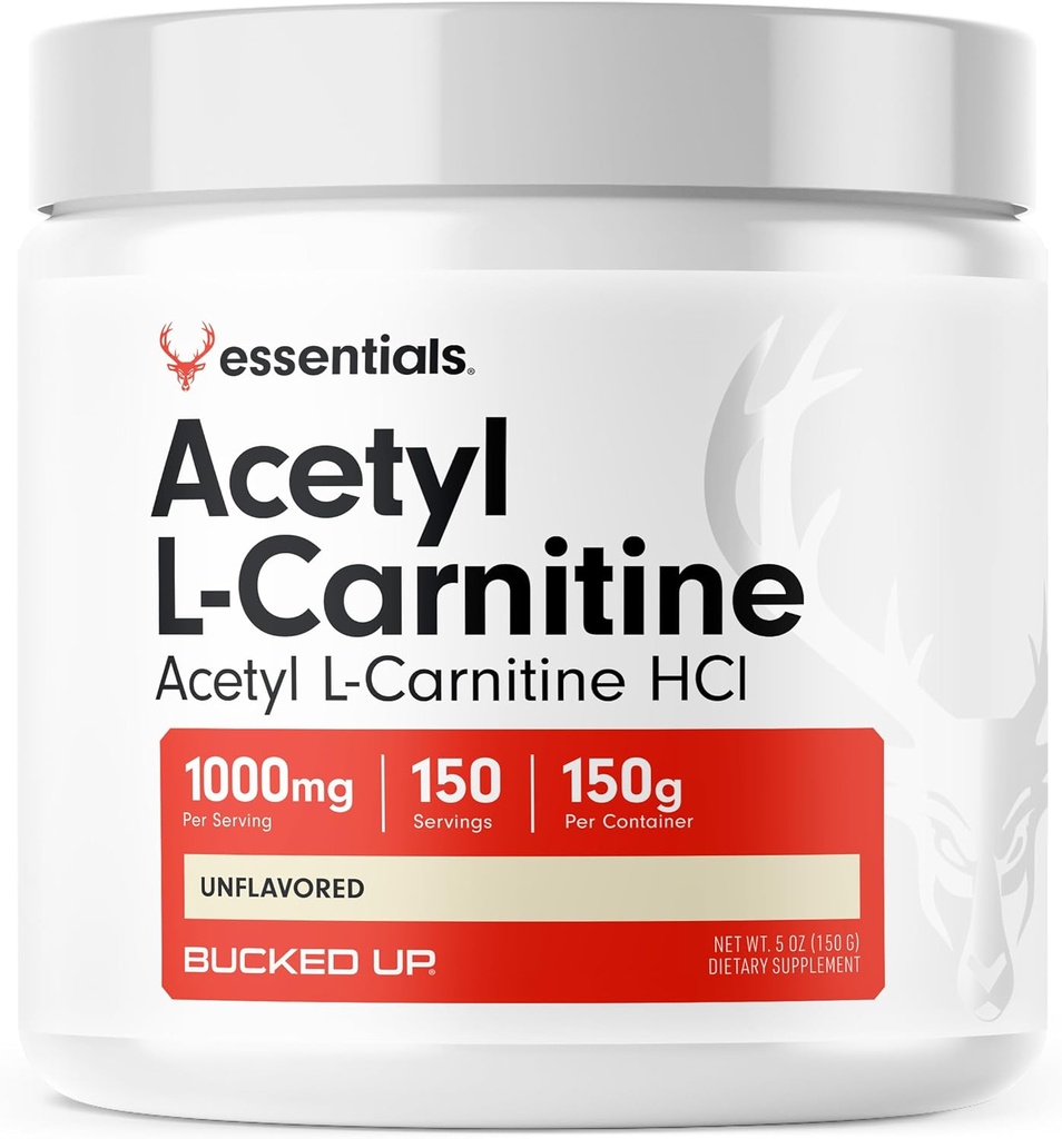 Acetyl L 카르니틴 1000mg 분말, 정유 (150의 봉사, 콘테이너 당 150g)를 위로 덮었습니다
