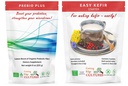절단 가장자리 문화 Prebio 플러스 + Kefir 시동기 문화 Prebiotic 섬유 분말 유기 Prebiotic 섬유 Dietary 보충교재의 제일 관례 혼합 (1 Prebio 플러스 + 1 Kefir 20g)