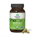 ORGANIC INDIA Moringa 캡슐 유기 - Moringa 보충 - 녹색 Superfood, Moringa 잎 캡슐, 순수한 Supergreen, Vegan 녹색, 자연의 Multivitamin, Vegan, 글루텐 - 무료 60 캡슐