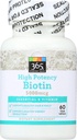전체적인 음식 시장, 높은 힘 Biotin 5000mcg에 의하여 365, 60 ct