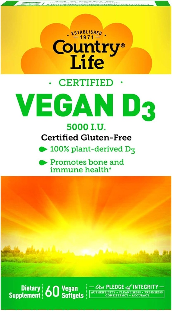 국가 생활 Vegan D3, 60 조사