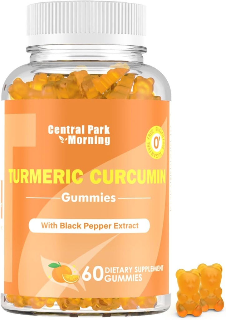 Turmeric Curcumin Gummies, Turmeric Curcumin, Vegan Non-GMO, 규정식 보충교재, 60 조사를 가진 여분 힘 합동 지원 Gummies