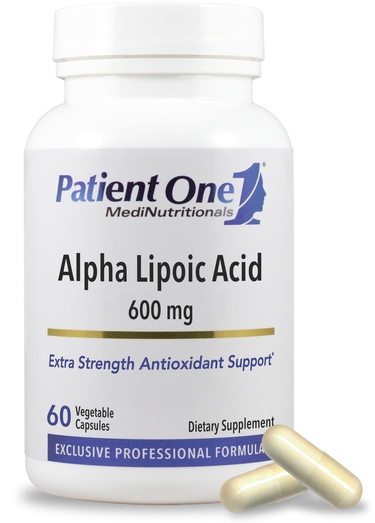 환자 1개의 알파 Lipoic 산 (ALA) 600 mg | Nerve와 Liver 건강에 산화 보충교재 * | 60의 캡슐