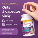 CONCEIVE PLUS Ovulation + Women's Fertility 콤보, Fertility 및 Ovarian Regulation, 60 + 120 캡슐 지원