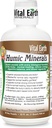 Vital Earth Minerals Humic Minerals - 70 + Trace Minerals와 Fulvic Acid Supplement, 복구 및 균형을위한 전해질, 32 Oz + 1 Oz Cup