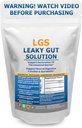 누출 Gut 수리 w / L 글루타민 및 Prebiotics- Gut Restore, 누출 Gut 건강 분말 - IBS, 소화 복원 및 Gut Lining 지원을위한 누출 Gut 수리 보조 식품 - Guthealth Assist Book 포함