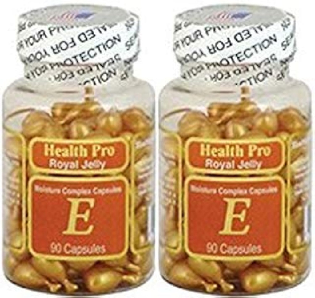 NU-Health 비타민 E 피부 기름 로얄 젤리, 90 Softgels (팩 2)