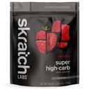 Skratch Labs Super High-Carb Hydration Powder | 클러스터 Dextrin 및 Electrolytes의 탄수화물 분말 | 내구 에너지 음료 | 라즈베리 (840 그램) | 비 GMO, 글루텐 프리, 비건, 고셔
