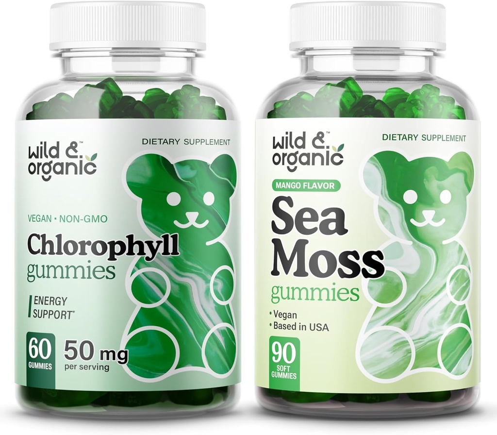 야생 & 유기 클로로필 Gummies & 바다 Moss Gummies