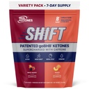 Real Ketones BHB Exogenous Ketones 음료 혼합 Packets Keto Electrolytes 분말 패킷 4 주요 빠른 Electrolytes Plus Hydrating 특허 Keto BHB - 7 카운트 복숭아, 혼합 Berry