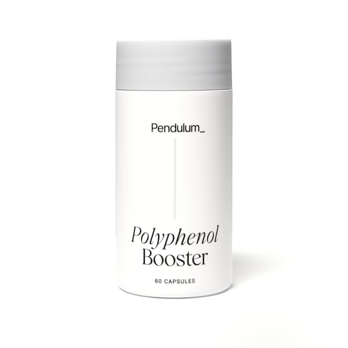 Pendulum Polyphenol 승압기, Superfoods의 산화 방지제, 좋은 건강을 위한 Beneficial 식물 화합물은, 남자 & 여자 (60의 캡슐, 1 팩)를 위한 Boost Akkermansia Muciniphila를 돕습니다