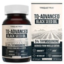 Black Seed Oil Softgels | 5 % Thymoquinone - TQ-Advanced® | 높은 효능 - 캡슐 당 500mg - 15 : 1 Nigella Sativa Extract, Raw Form, Vegan Formula, Glass Bottle (60 Softgels)의 농축