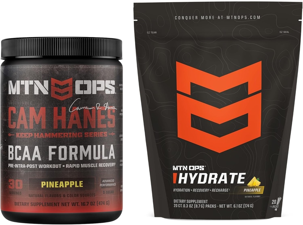 MTN OPS BCAA 파인애플 + Hydrate 파인애플 뭉치