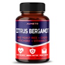 빨간 효모 밥, CoQ10, Artichoke, 비타민 D3를 가진 Citrus Bergamot 보충교재 - 전반적인 순환 웰니스 및 면역 체계 (150의 조사 1))를 지원하십시오