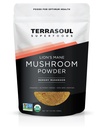 Terrasoul Superfoods 유기 사자 Mane 버섯 분말 (4:1 추출물), 5.5 온스