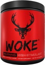 Bucked Up - Woke - 높은 STIM Pre 운동 - 최고의 타스팅 - Focus Nootropic, 펌프, 힘, 30 서빙 (블루 라즈베리)