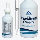Trace Mineral Complex | 전체 스펙트럼 광물 | 이온 액체 광물의 위험 | 전해질, 하이드로션 보충교재 | 2 fl oz Glass Bottle