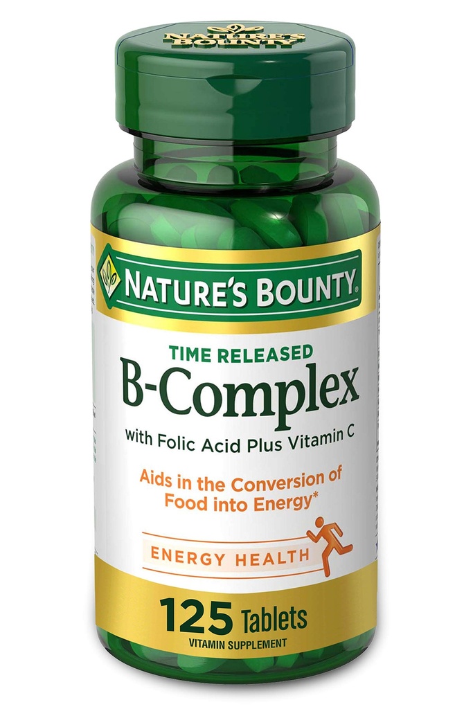 NBTY VitB Cmpx w/Vit C TR 24x125 TAB 미국