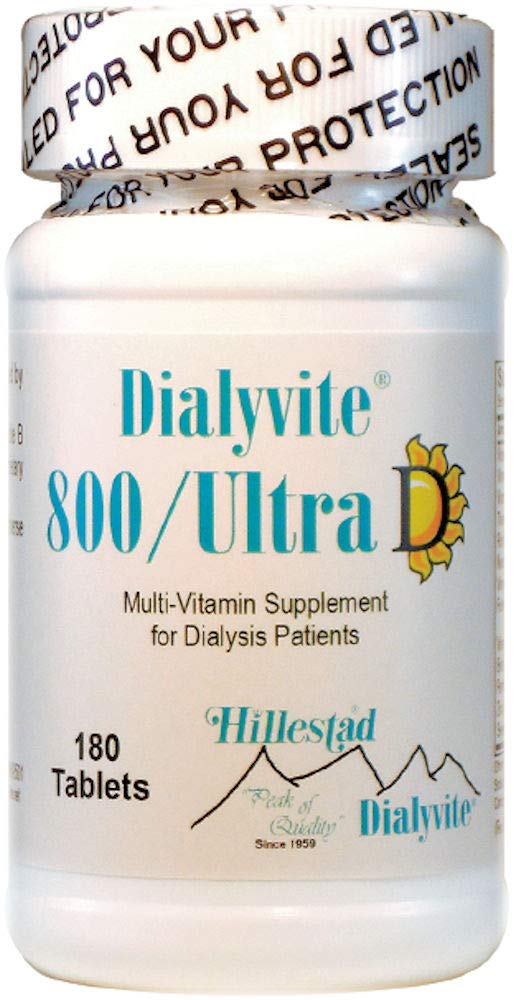 Dialyvite 800 울트라 D 멀티 비타민 가치 병 - 180 정제