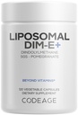 Codeage Liposomal DIM 보충 - DIM 비타민과 SGS의 공급, 석류, 브로콜리, 비타민 E Isomers Tocopherols 알파 베타 감마 델타 - Liposomal 공식 - 글루텐 자유로운 - 120의 캡슐