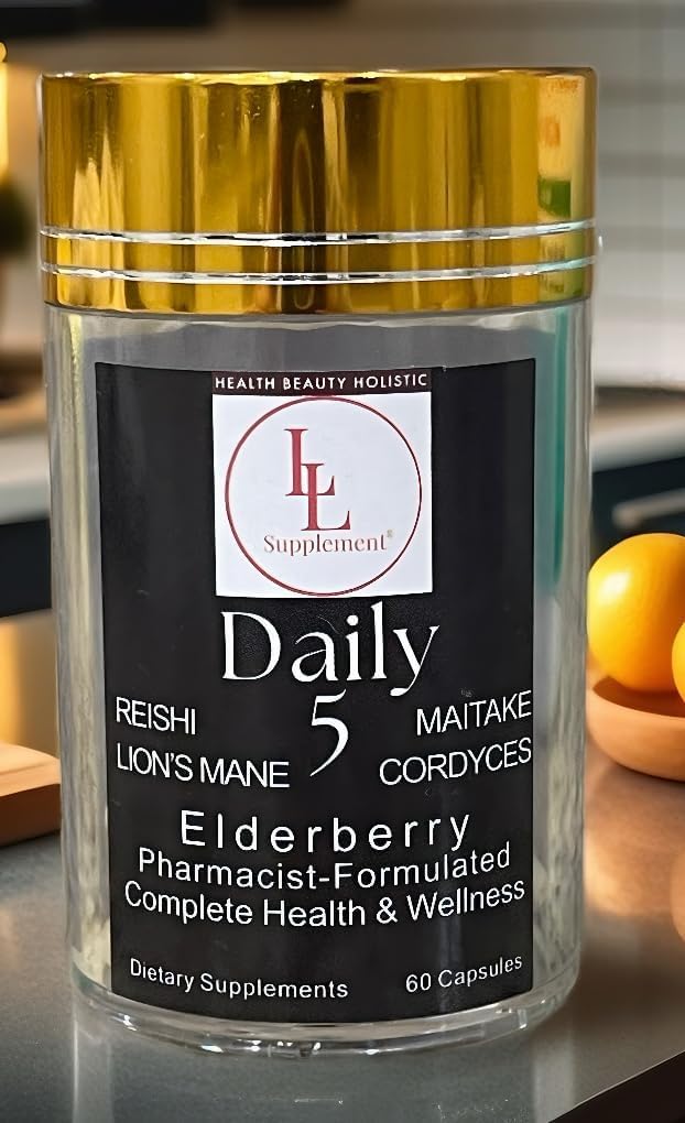 All Purposes Antioxidants Dietary Supplement의 매일 5 | 약국의 정립 버섯 Complex LL 보충