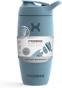 Promixx Pursuit 셰이커 병에 의하여 격리되는 스테인리스 물병 및 셰이커 컵, 18oz의 대양 Calm 파란