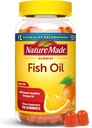 성격은 물고기 기름 Omega 3 Gummies, Omega 3 물고기 기름 보충교재, 건강한 심장 지원, 150 Gummies, 75 일 공급을 만들었습니다