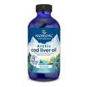 북유럽 자연 Arctic Cod Liver Oil, Unflavored - 8개 oz - 1060 mg EPA & DHA를 가진 총 Omega-3s - 심장 & 뇌 건강, 건강한 면역력, 전반적인 웰빙 - Non-GMO - 48의 서빙