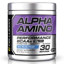 Cellucor 알파 아미노 EAA & BCAA 분말 | 분기된 사슬 필수 아미노산 + 전해질 | ICY Blue Razz | 30 인분