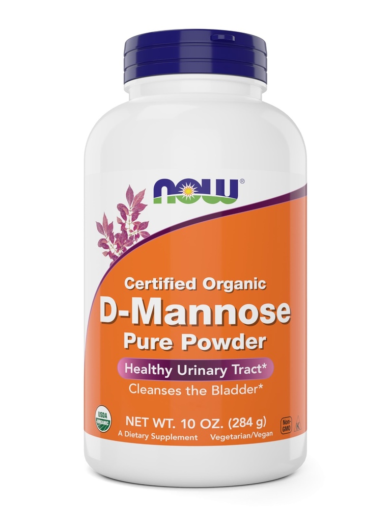 지금 음식 순수한, 유기 D-Mannose 10 oz 분말 - Bladder Cleanse와 Urinary Tract 건강 보충교재 - 비 GMO - Vegan 친절한 - 봉사 당 2000mg/2 그램