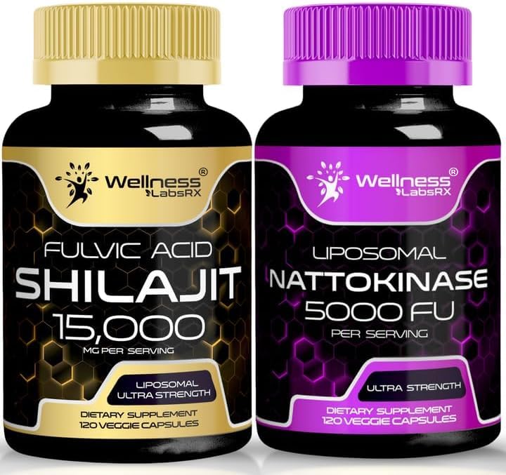 Nattokinase 보충교재 캡슐 - 5000 FU - 순수한 일본 Natto 추출물에서 효소