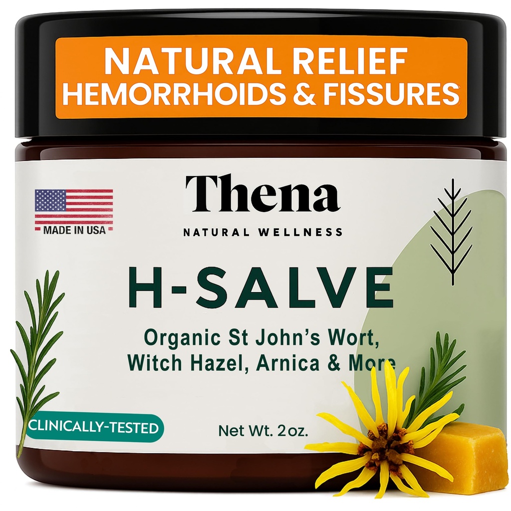 강렬한 치질 치료 100% 자연적인 치질 크림 & Fissure 연고 통제 유기 라벤더 Arnica 마녀 Hazel 빠른 치유 최대 힘, 여자 남자를 위한 Thena Sitz Bath Soak에 베스트