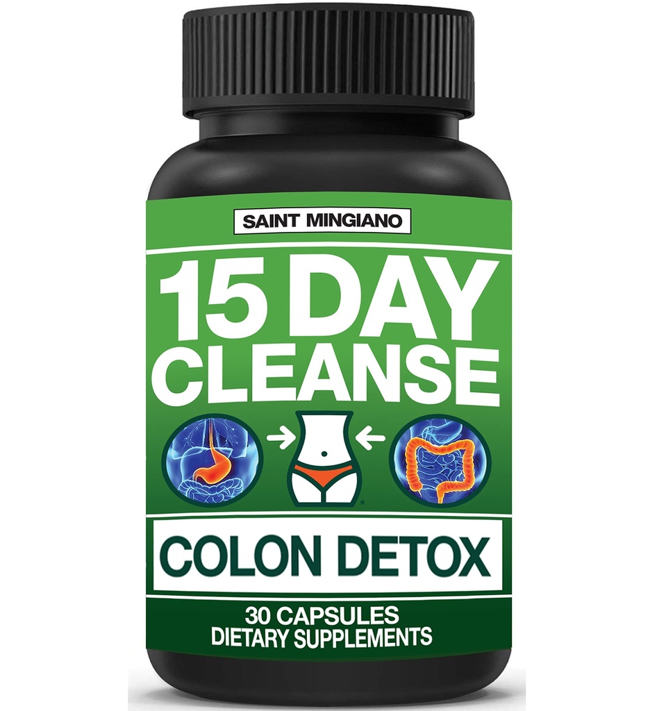 15 Day Cleanse | 콜로라도 드톡스(콜로라도 드톡스) Detoxify & Boost Energy의 30 알약 | Extra-Strength Senna Leaf Supplements | 일부 사람들에게 강한.