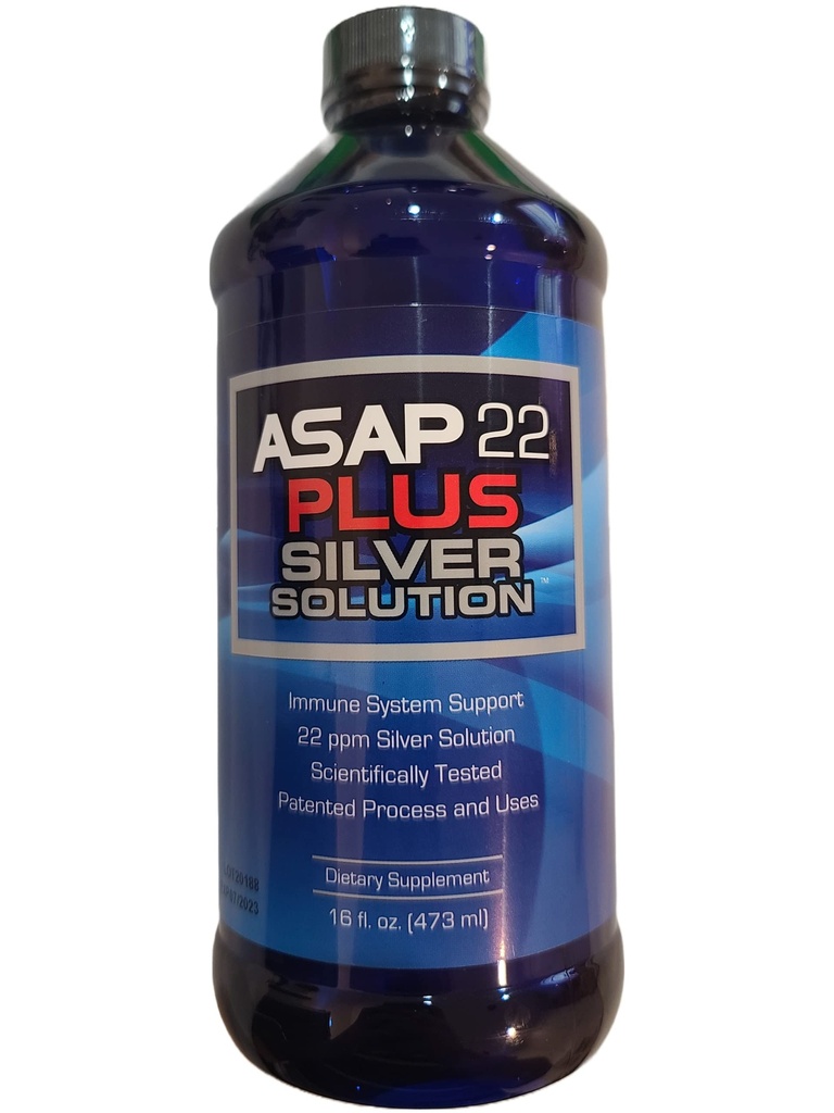 미국 Biotech Labs - ASAP 22 Plus 실버 솔루션 - 면역 시스템 지원, 22 ppm 실버 솔루션 다이어트 보충 - (16 oz)