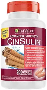 OProCyn 진실 성격 Cinsulin 진보된 힘 Cinnamon 추출물 500mg, 200 채식주의자 캡슐