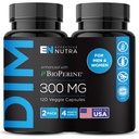EFFECTIVE NUTRA Dim 보충교재 BioPerine를 가진 300mg - 남자 & 여자를 위한 여분 힘 에스트로겐 차단제 - 호르몬 & 대사 지원 - 4 달 공급
