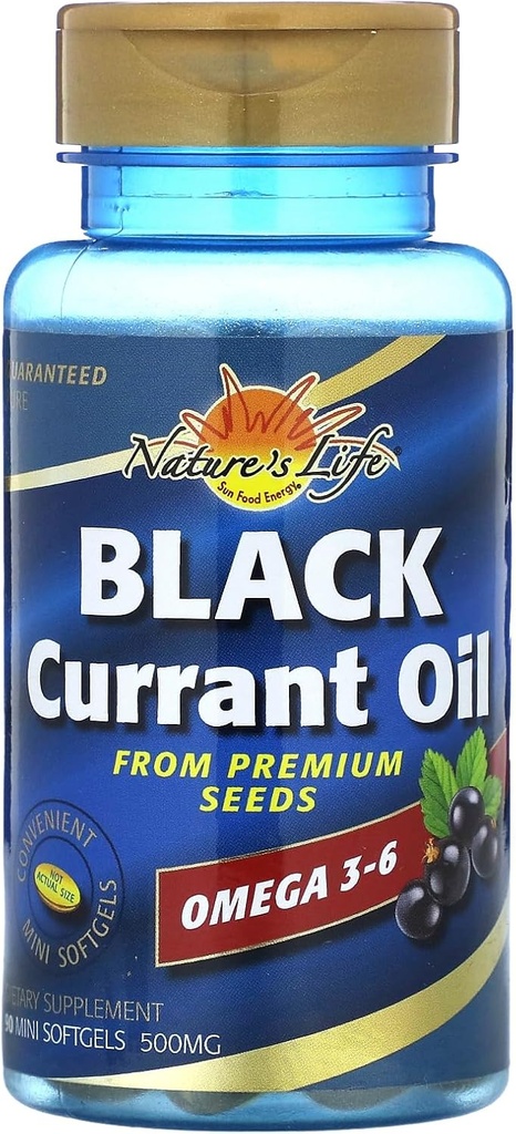 태양 식 보충교재, 까만 Currant, 500 mg, 90의 연약한 젤에서 건강