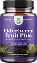 Black Elderberry 캡슐 산화제 보충교재 - Elderberry Immune 지원 피부 비타민과 Sambucus 추출물을 가진 피부 보충교재 - Immune 체계 지원