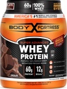 바디 요새 100 % Whey, 프리미엄 단백질 분말, 초콜릿, 1.78lbs