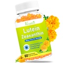 눈 비타민 Lutein & Zeaxanthin Gummies, Bilberry, Astaxanthin을 가진 설탕 자유로운 눈 건강 보충교재 - 지원 파란 빛, 시각 기능 및 Macular 건강 - 망고는, 60 조사 맛을 냅니다