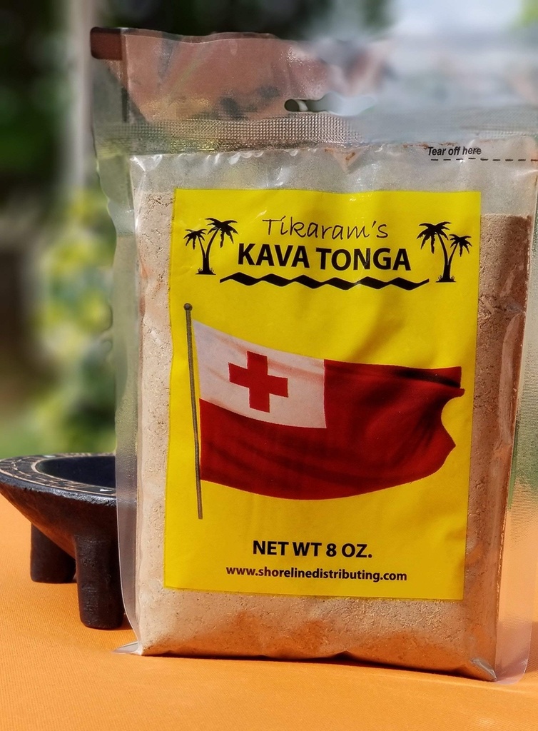 Kava Kava - 프리미엄 Kava Tonga 1/2 파운드 (8oz) - 피지 시장 도매