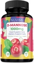 D Mannose 120 캡슐 - 복용량 당 1000 mg - 식이 보충은 유린 태아 건강 촉진 - 자연 Vegan UTI 방어