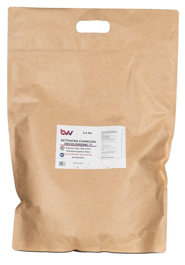 BVV는 Hardwood 탄소 탈색 T1 (100% Hardwood Charcoal) -2.5Kg를 활성화했습니다