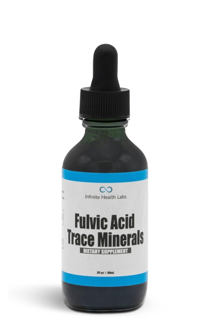 Fulvic Acid Trace Minerals 보충 - 169 서빙 - Humic Acid Multimineral Electrolyte Liquid Drops - Bioavailable Extract