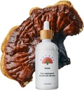 Rainbo - Reishi 버섯 Tincture - 이중 추출물 버섯 보충 - 면역 지원, 무드, 수면, 액체 Reishi 보충교재, 채식주의자, 비 GMO, 3.4 fl oz