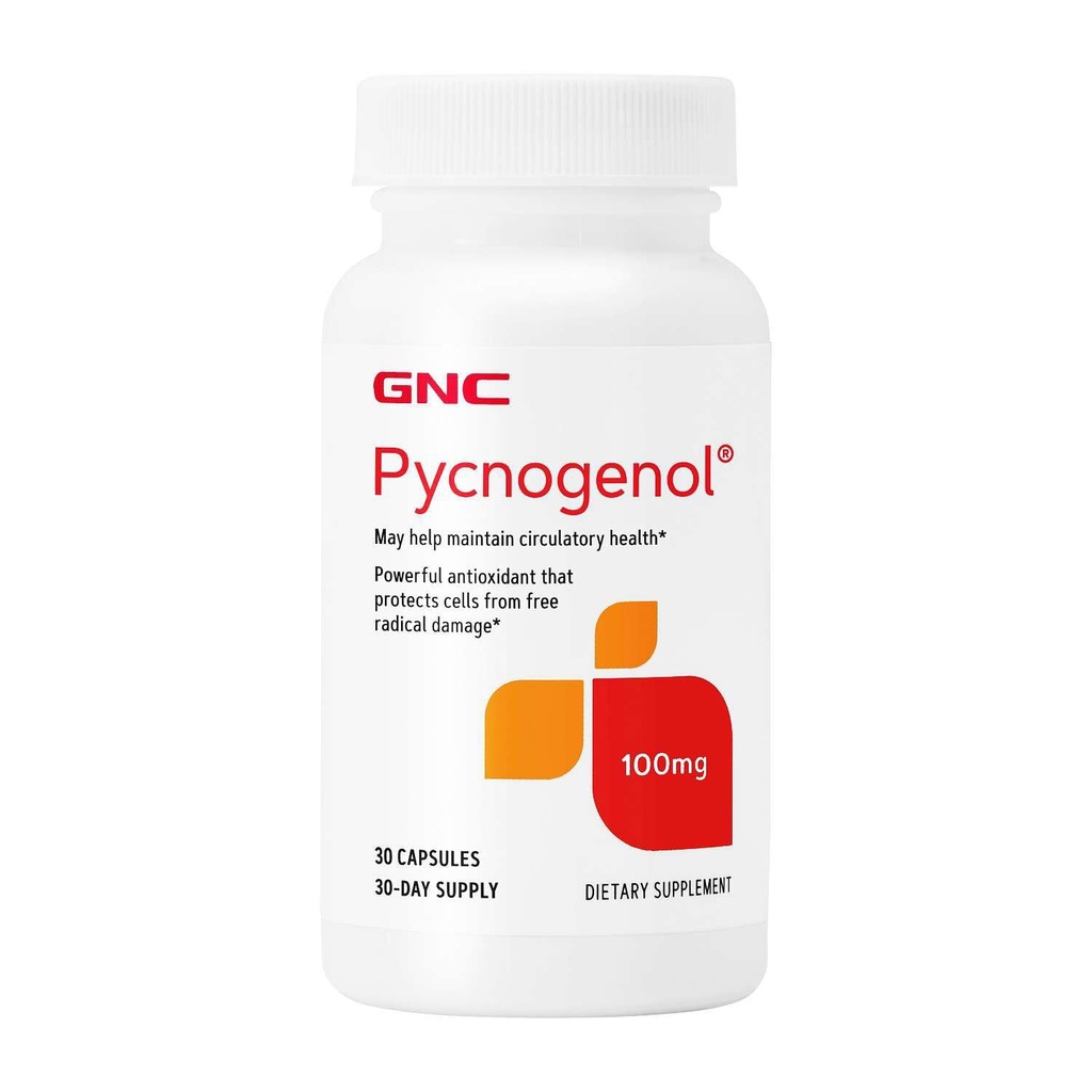 GNC Pycnogenol 100mg 보충교재, 지원 순환 건강, 30의 서빙