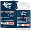 2300 MG Zeolite Detox 캡슐 - 활성화된 숯 & 벤토나이트 찰흙, 높게 흡수가능한 가득 차있는 몸, 간결 & Gut Cleanse, 비석 Clinoptilolite (90의 캡슐)