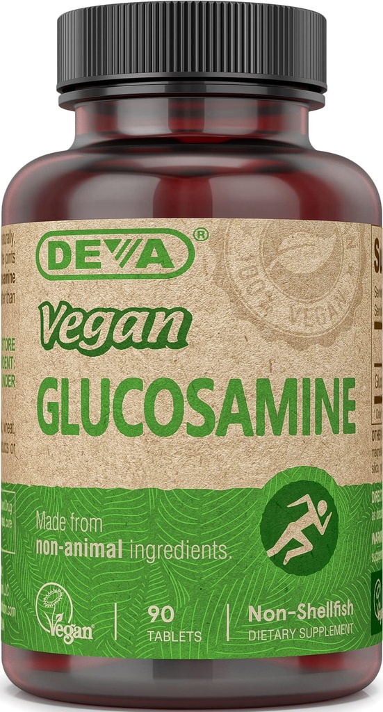 DEVA Vegan 비타민 Glucosamine 정제, 90-Count 병
